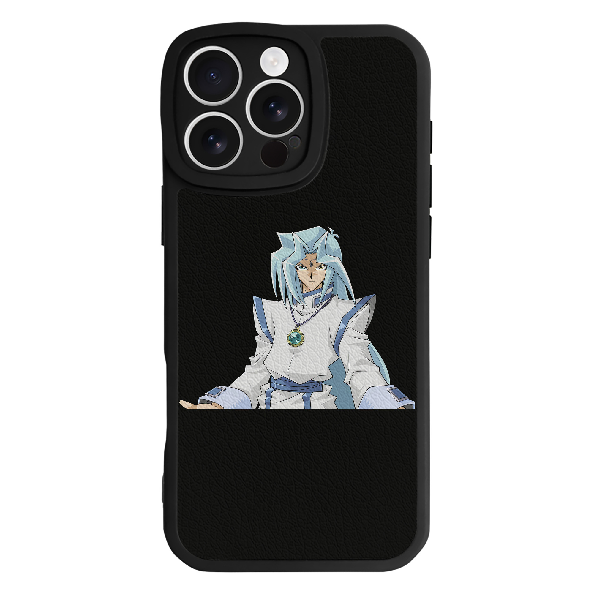 （画像用） 遊☆戯☆王 Yu-Gi-Oh! 【iPhone 16シリーズ対応】シリコンスマホケース（レザー調） 材質：シリコン